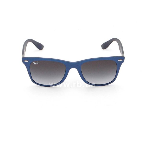   Ray-Ban Liteforce Wayfarer RB4195-6015-8G Matt Blue | Grey Gradient,  