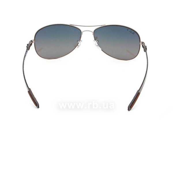   Ray-Ban Cockpit Carbon Fibre RB8301-029-98 Matte Gunmetal | Neophan Grey Blue Polarized P3 Plus,  