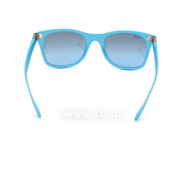   Ray-Ban Liteforce Wayfarer RB4195-6084-8F Light Blue | Gradient Grey,  