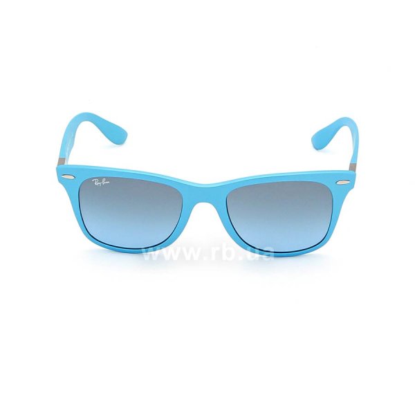   Ray-Ban Liteforce Wayfarer RB4195-6084-8F Light Blue | Gradient Grey,  