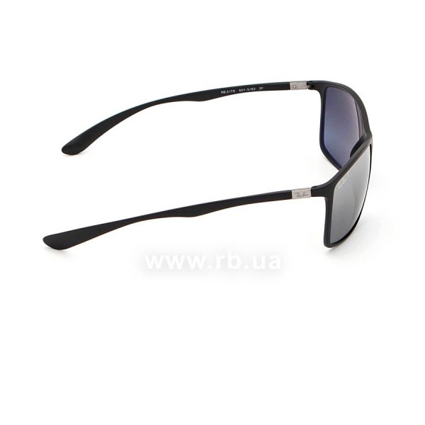   Ray-Ban Liteforce RB4179-601S-82 Matte Black | Polar Gray GSM Polarized P3,  