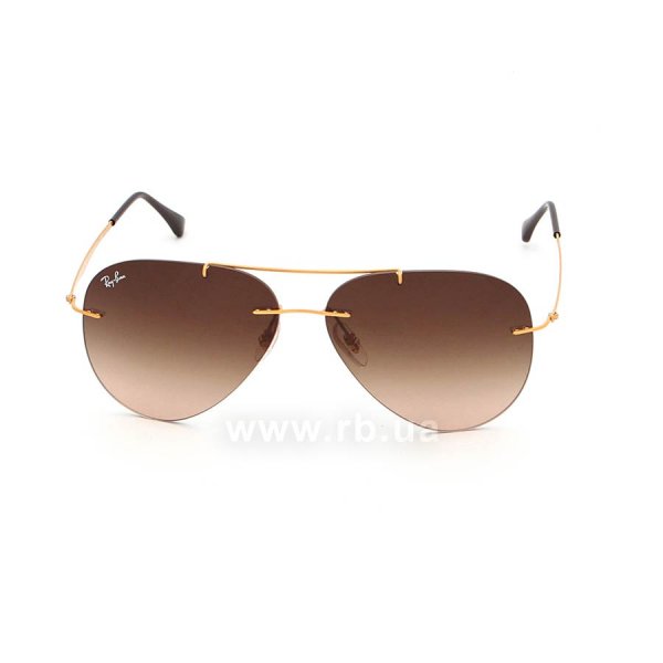   Ray-Ban Aviator LightRay RB8055-157-13 Arista | Brown Gradient,  