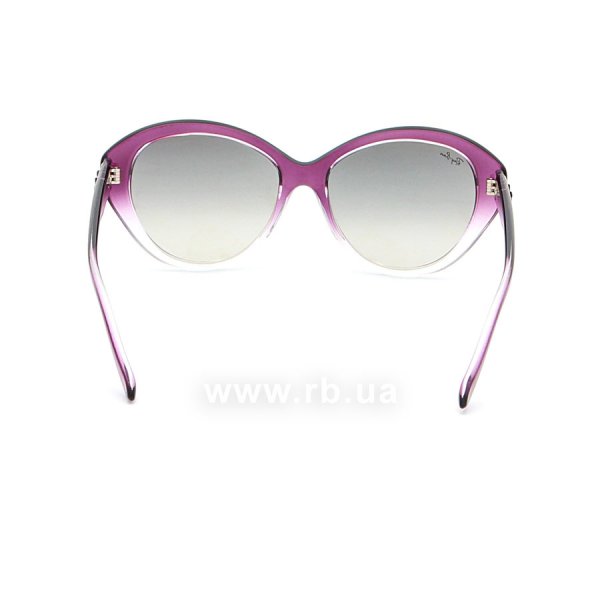   Ray-Ban Highstreet RB4163-839-32 Purple Gradient/Transparent | Gradient Grey,  