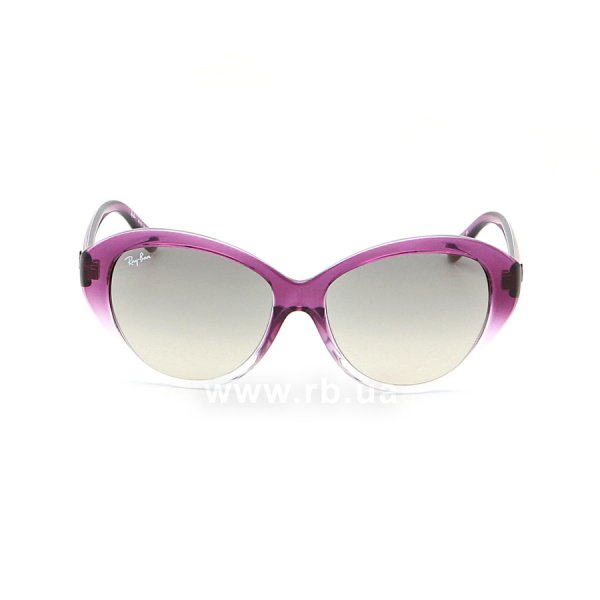   Ray-Ban Highstreet RB4163-839-32 Purple Gradient/Transparent | Gradient Grey,  