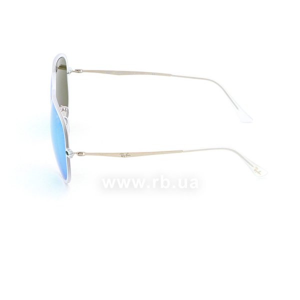   Ray-Ban Aviator LightRay II RB4211-646-3R Matte Transparent | Green Mirror,  