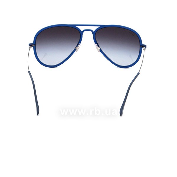   Ray-Ban Aviator LightRay II RB4211-895-8G Matt Blue| APX Grey Gradient,  