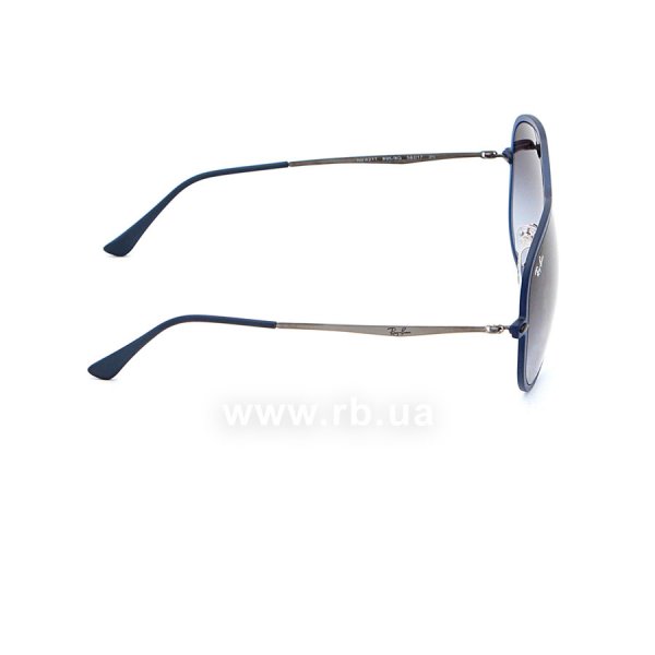   Ray-Ban Aviator LightRay II RB4211-895-8G Matt Blue| APX Grey Gradient,  