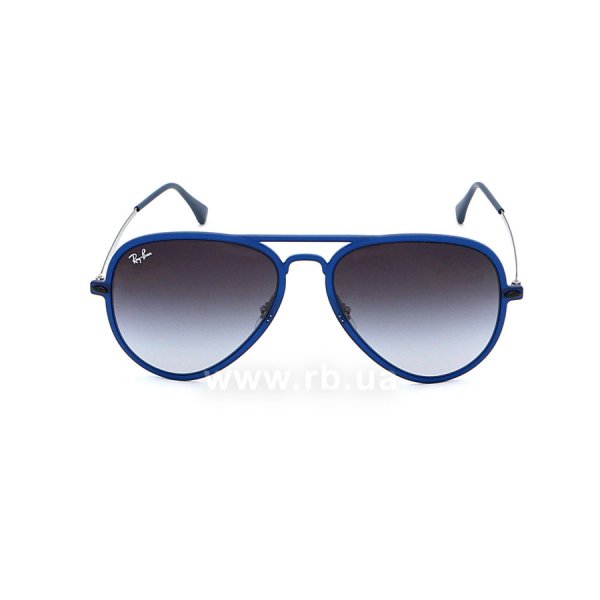   Ray-Ban Aviator LightRay II RB4211-895-8G Matt Blue| APX Grey Gradient,  