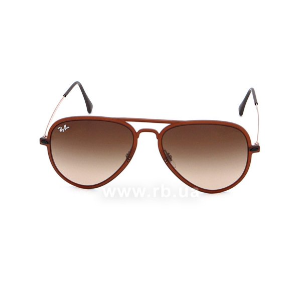   Ray-Ban Aviator LightRay II RB4211-6122-13 Matt Brown | APX Brown Gradient,  