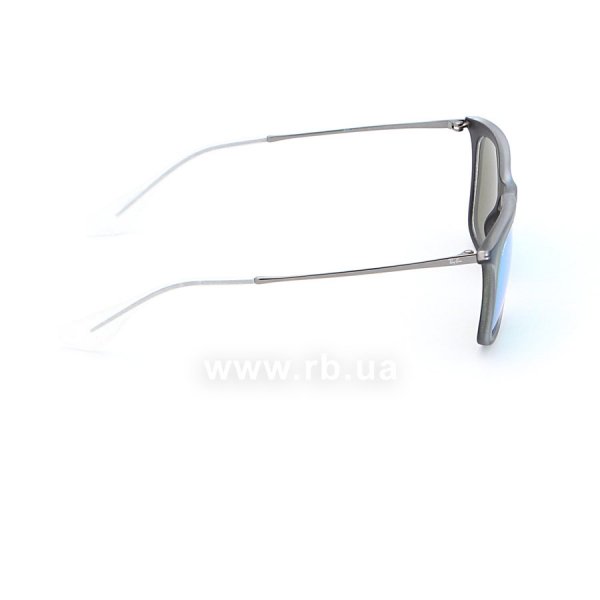  Ray-Ban Youngster Wayfarer RB4221-6169-3R Matt Green Transparent | Green Mirror,  