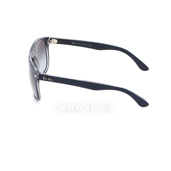   Ray-Ban Boyfriend RB4147-6132-8G Blue On Crystal | Gradient Grey,  