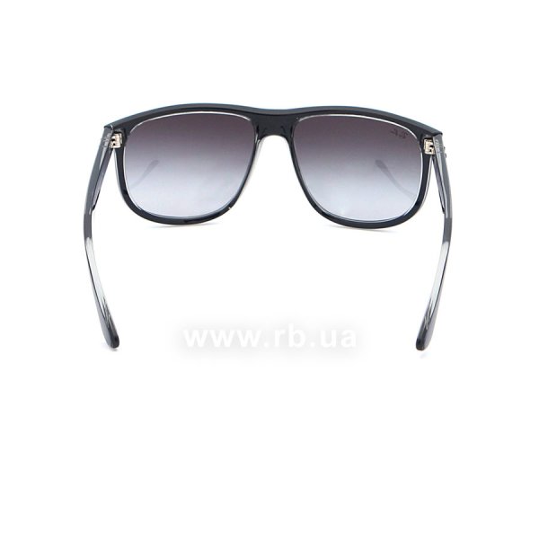   Ray-Ban Boyfriend RB4147-6132-8G Blue On Crystal | Gradient Grey,  