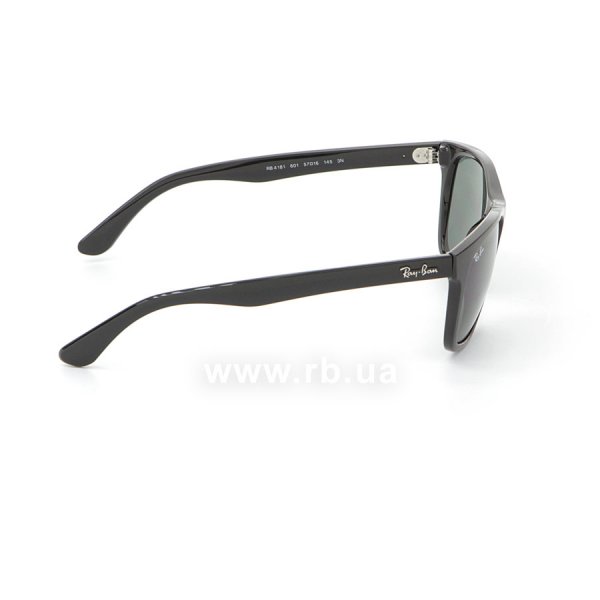   Ray-Ban Highstreet RB4181-601 Black | Natural Green (G-15XLT),  