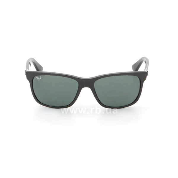   Ray-Ban Highstreet RB4181-601 Black | Natural Green (G-15XLT),  