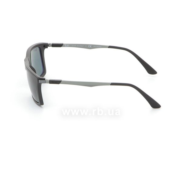   Ray-Ban Highstreet RB4214-601S-9A Matt Black | Grey/Green Polarized,  