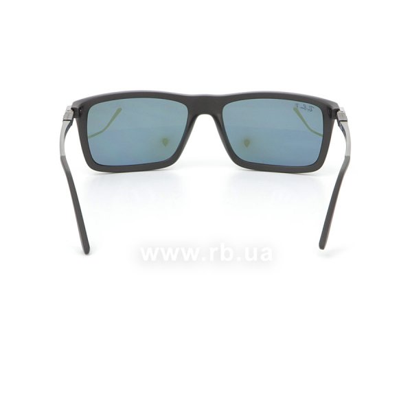   Ray-Ban Highstreet RB4214-601S-9A Matt Black | Grey/Green Polarized,  