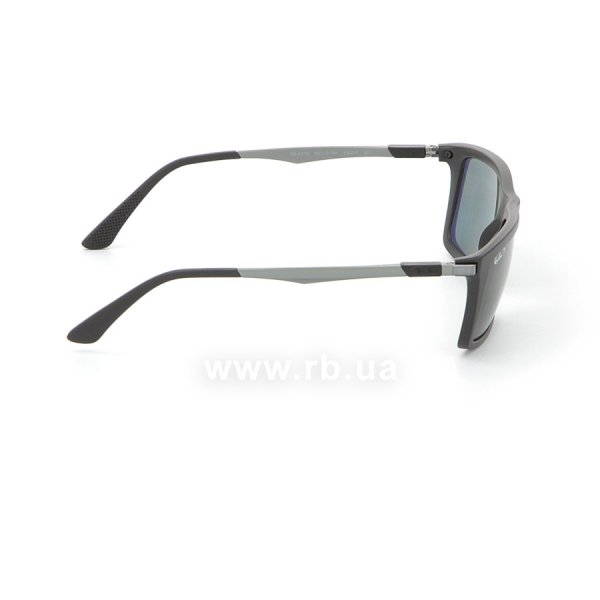   Ray-Ban Highstreet RB4214-601S-9A Matt Black | Grey/Green Polarized,  