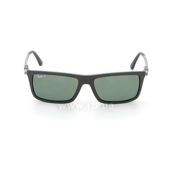   Ray-Ban Highstreet RB4214-601S-9A Matt Black | Grey/Green Polarized,  