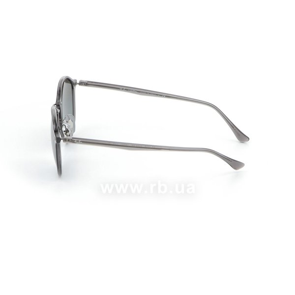   Ray-Ban Round II LightRay RB4242-6200-88 Transparent Grey | Silver Mirror,  