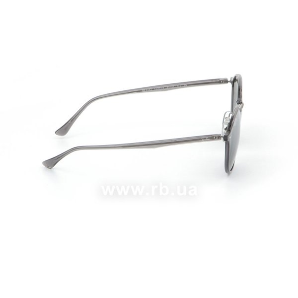   Ray-Ban Round II LightRay RB4242-6200-88 Transparent Grey | Silver Mirror,  