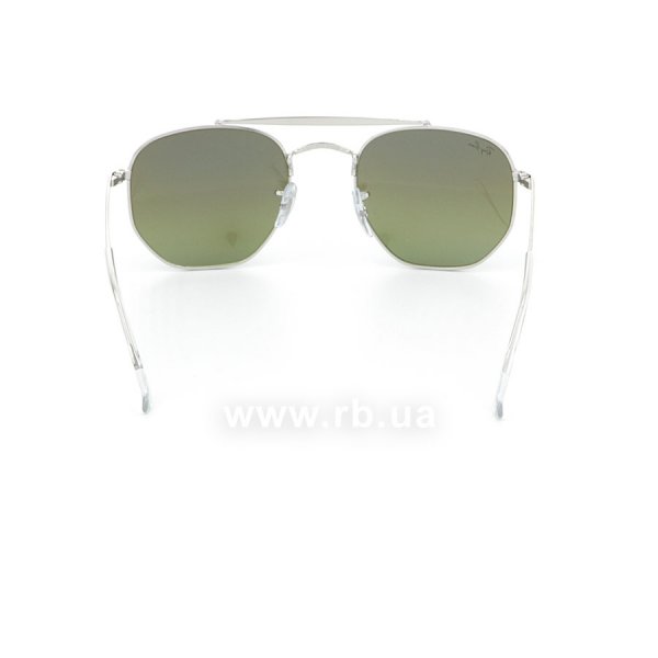   Ray-Ban Marshal RB3648-003-I2 Silver | Green Mirror / Gradient Blue,  