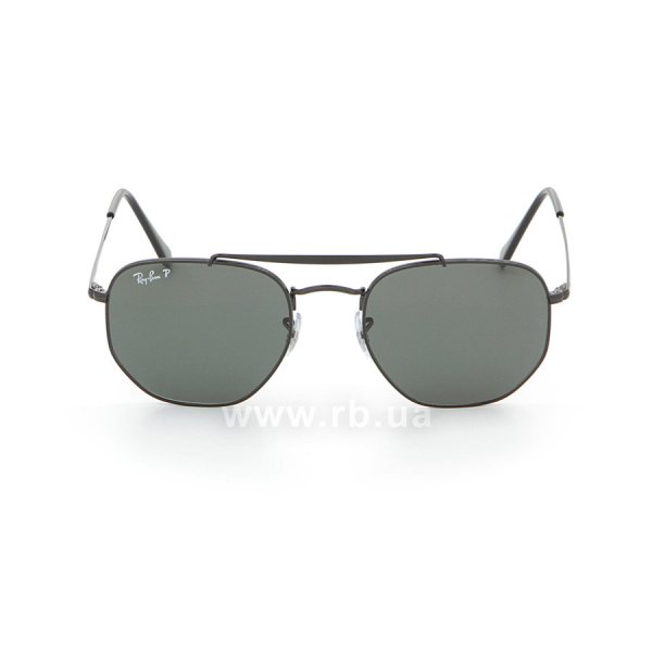   Ray-Ban Marshal RB3648-002-58 Black | Natural Green Polarized,  