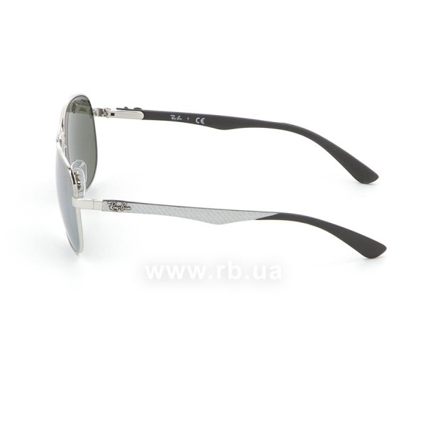   Ray-Ban Carbon Fibre RB8313-003-40 Silver | G-31 Mirror,  