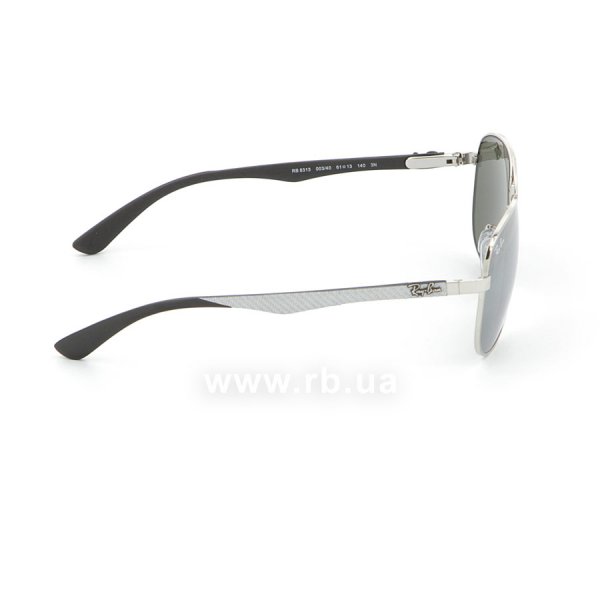   Ray-Ban Carbon Fibre RB8313-003-40 Silver | G-31 Mirror,  