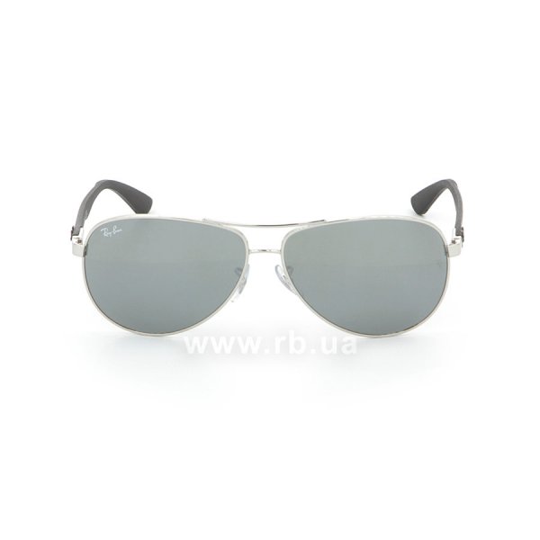   Ray-Ban Carbon Fibre RB8313-003-40 Silver | G-31 Mirror,  