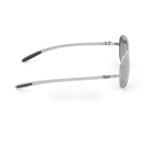   Ray-Ban Cockpit Carbon Fibre RB8301-004-N8 Gunmetal | Neophan Polar Grey Silver Mirror P3 Plus,  