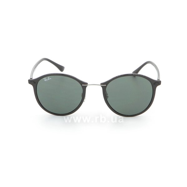   Ray-Ban Round II LightRay RB4242-601-71 Black| APX Grey/Green ,  