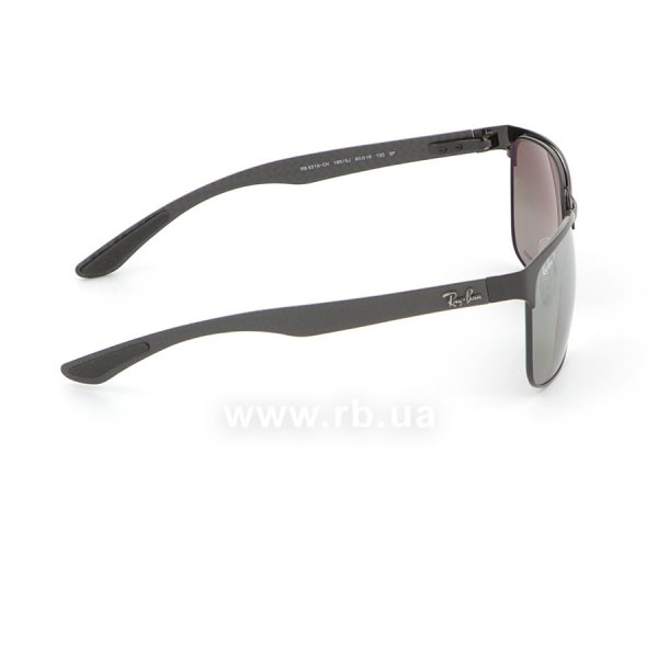   Ray-Ban Chromance RB8319CH-186-5J Black  | Silver Mirror Chromance Polarized,  