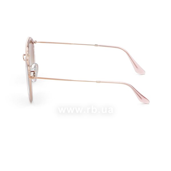   Ray-Ban Round Double Bridge RB3647N-9069-A5 Dark Bronze | Faded Brown,  