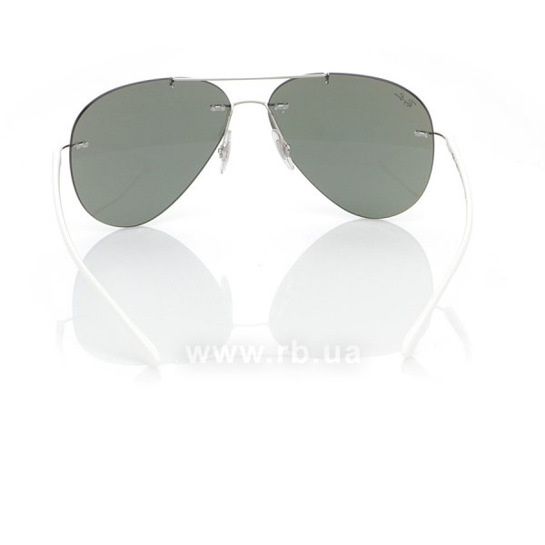   Ray-Ban Aviator LightRay RB8058-003-30 Silver/Light Grey | Silver Mirror,  