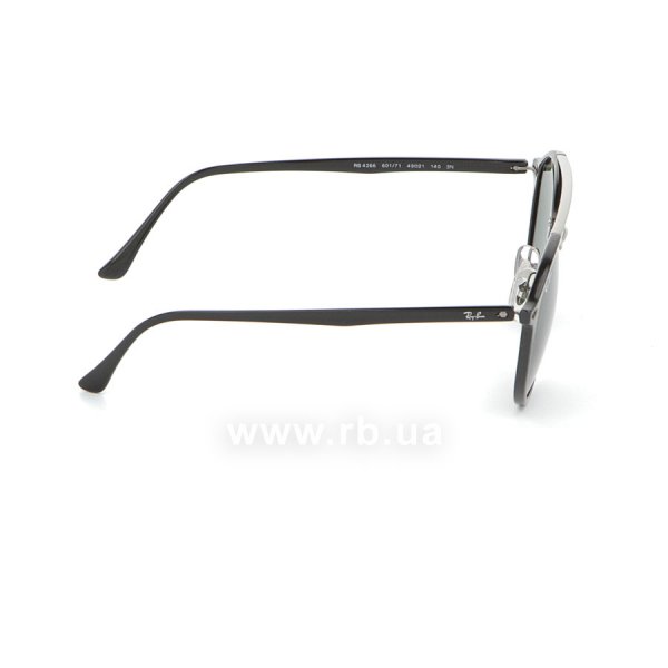   Ray-Ban LightRay Round RB4266-601-71 Black | Grey/Green,  