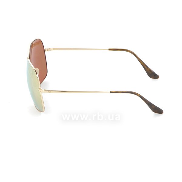   Ray-Ban Chromance RB3587CH-001-I0 Arista | Peachy Mirror Polarized,  