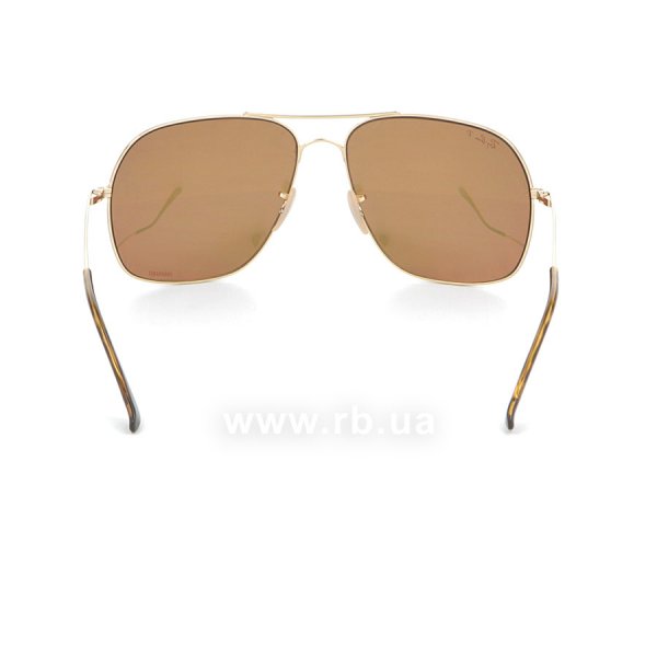   Ray-Ban Chromance RB3587CH-001-I0 Arista | Peachy Mirror Polarized,  