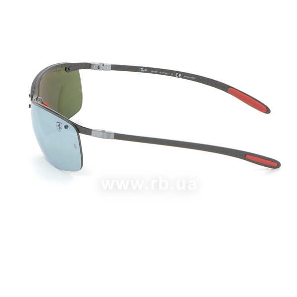   Ray-Ban Scuderia Ferrari Collection RB8305M-F005-H1 Black | Green Polarized,  