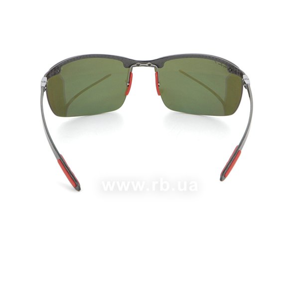   Ray-Ban Scuderia Ferrari Collection RB8305M-F005-H1 Black | Green Polarized,  