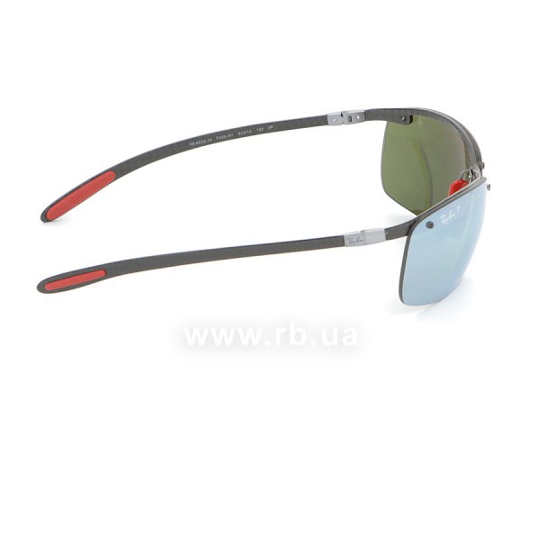   Ray-Ban Scuderia Ferrari Collection RB8305M-F005-H1 Black | Green Polarized,  