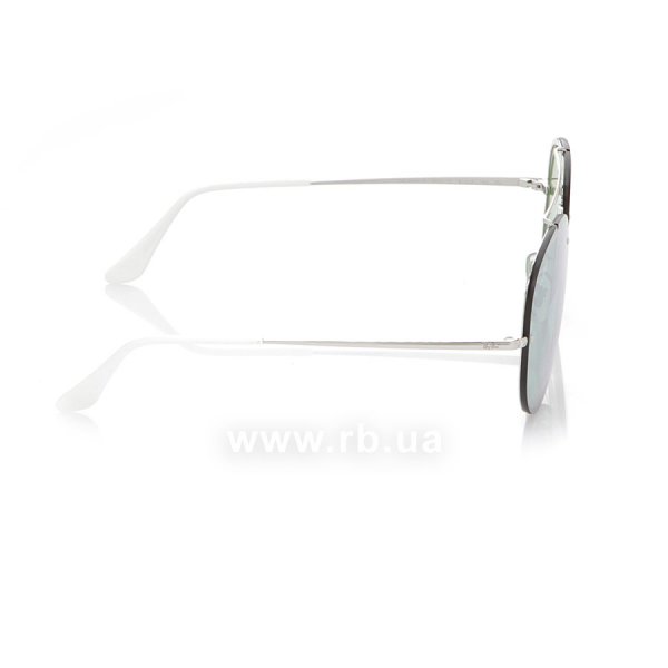   Ray-Ban Blaze Aviator RB3584N-9051-30 Silver | Silver Mirror,  