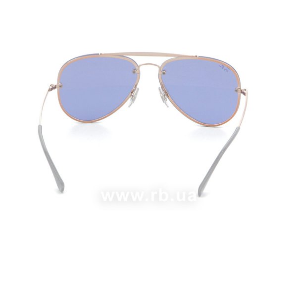   Ray-Ban Blaze Aviator RB3584N-9053-1U Dark Arista | Light Blue,  
