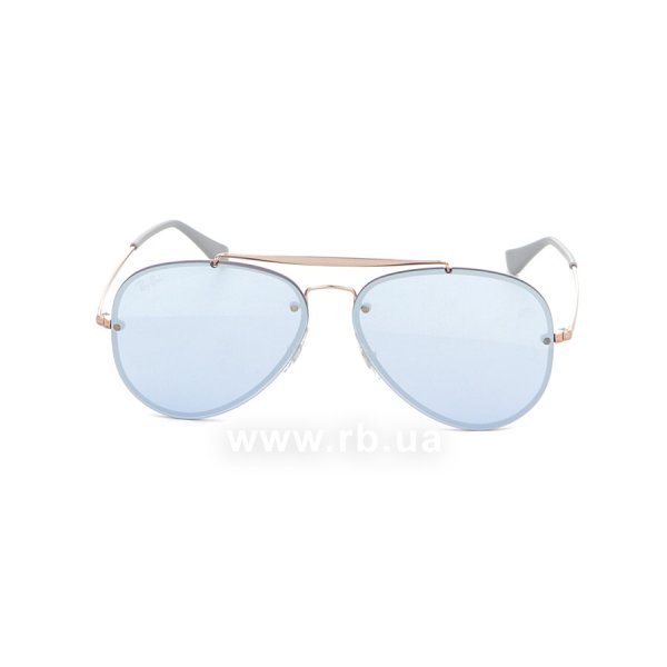   Ray-Ban Blaze Aviator RB3584N-9053-1U Dark Arista | Light Blue,  