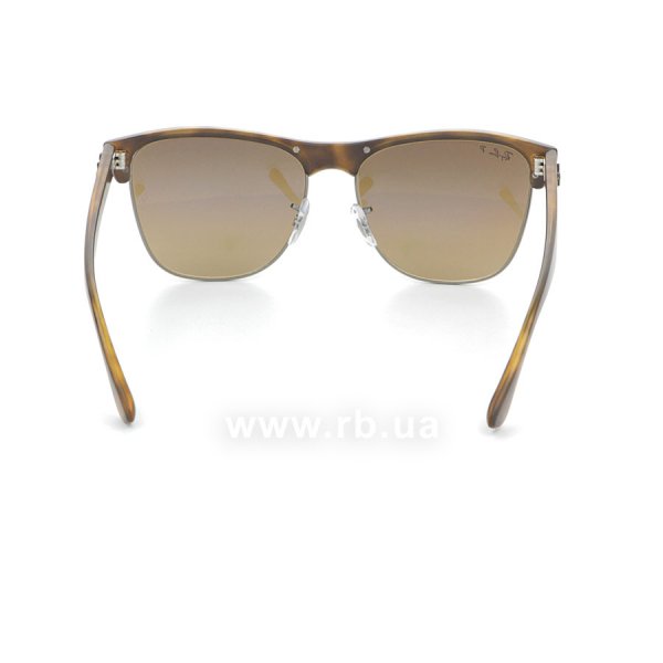   Ray-Ban Oversized Clubmaster RB4175-878-M2 Matte Havana/Gunmetal | Brown Gradient Polarized,  