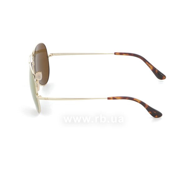   Ray-Ban Ultra Aviator RB8029K-040K-N3 Yellow Gold | Brown Mirror Gold Polarized P3 Plus,  