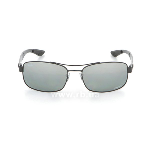   Ray-Ban Chromance Carbon Fibre RB8318CH-002-5L Black | Light Blue Mirror Polarized,  