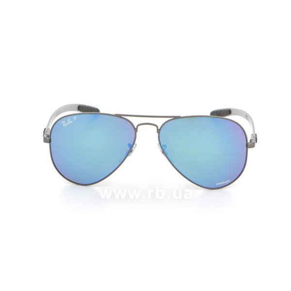   Ray-Ban Chromance RB8317CH-029-A1 Matte Gunmetal | Blue Mirror Chromance Polarized,  