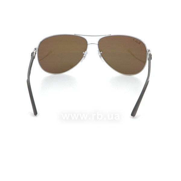   Ray-Ban Carbon Fibre RB8313-004-N3 Gunmetal |Brown Mirror Gold Polarized P3 Plus,  