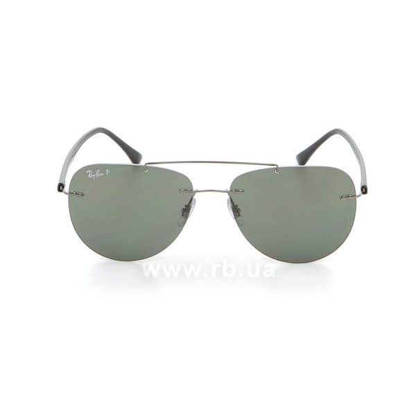   Ray-Ban LightRay Active Lifestyle RB8059-004-9A Gumnetal / Black | Poly Grey/Green Polarized,  