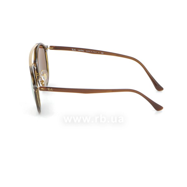   Ray-Ban LightRay Round RB4266-710-2Y Havana / Pink Mirror,  